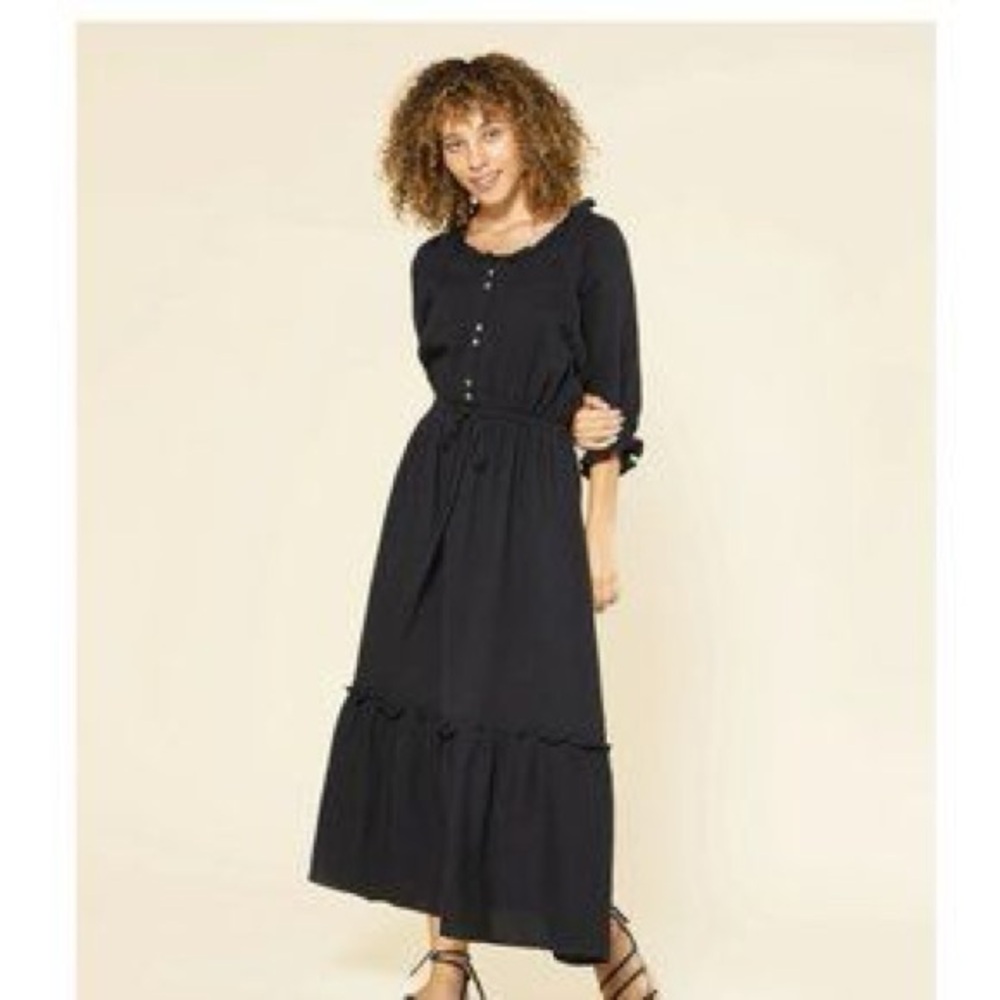 Outerknown Odyssey Dress, M Pitch Black